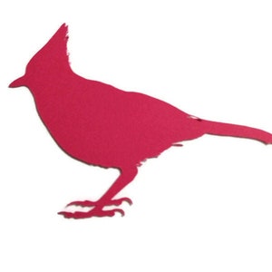 6 Pieces Cardinal Birds Die Cuts Cardstock Scrapbooks Greeting Card Toppers Journals Embellishments