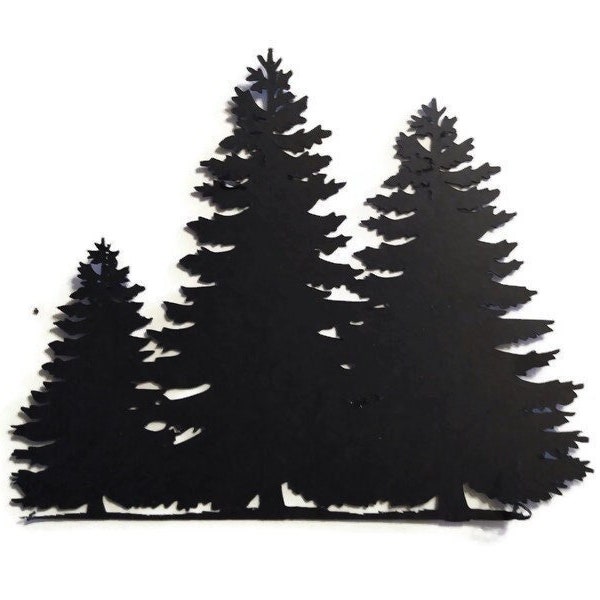 6 Pieces Pine Trees Die Cuts Cardstock Scrapbooks Greeting Card Toppers Journals Embellishments