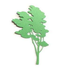 6 Pieces Trees Die Cuts Cardstock Scrapbooks Greeting Card Toppers Journals Embellishments