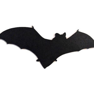 6 Pieces Halloween Bats Die Cuts Cardstock Scrapbooks Greeting Card Toppers Journals Embellishments