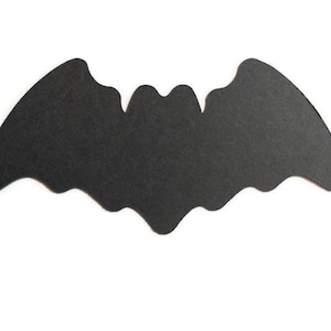 6 Pieces Halloween Bats Die Cuts Cardstock Scrapbooks Greeting Card Toppers Journals Embellishments