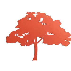 6 Pieces Trees Die Cuts Cardstock Scrapbooks Greeting Card Toppers Journals Embellishments