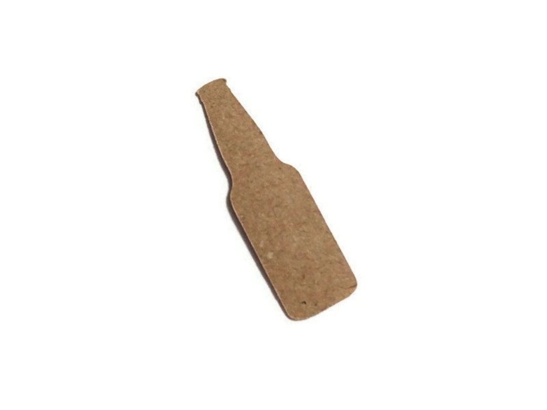 Die Cut Beer Bottle Cardstock 6 Pieces You Chose Color Etsy