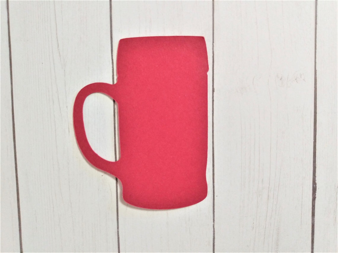 1pcBeer Mug Cardstock Die Cut Scrapbook Journal Etsy