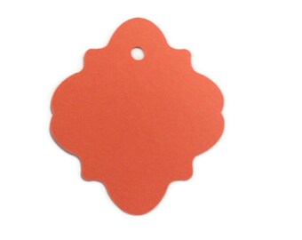 Diamond Shaped Gift Tags, Price Tags Cardstock Die Cuts NO STRINGS (25 Pieces)