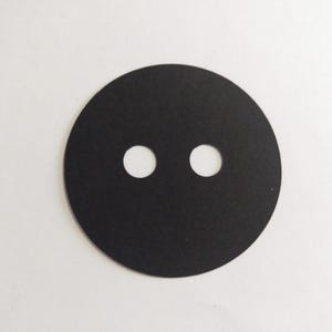 Buttons Clothing Die Cuts - Cardstock Scrapbooking Embellishments (6 Pieces)