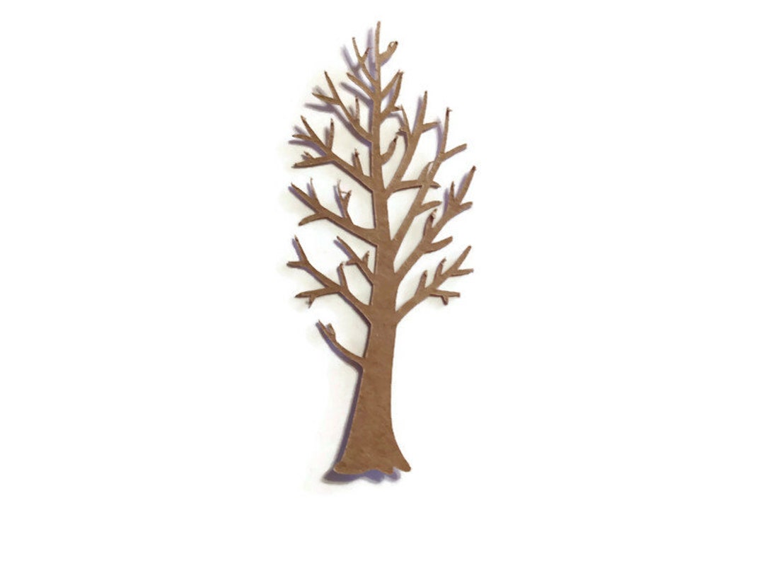 Bare Trees Die Cuts - Cardstock Scrapbooking Embellishments (6 Pieces ...