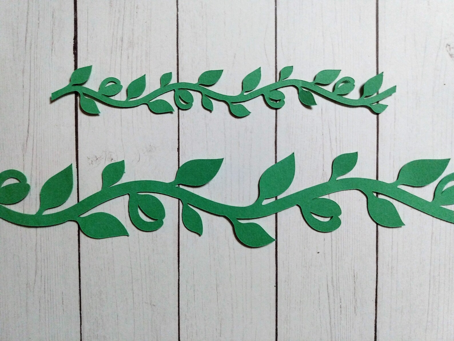 Leaf Borders Cardstock Die Cut 25 pc Pack Scrapbook Journal Etsy