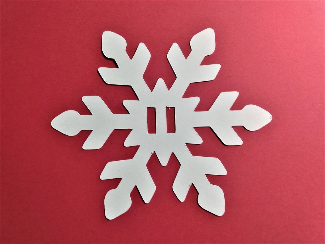 Snowflakes Cardstock Die Cut 25 pc Pack Scrapbook Journal Etsy