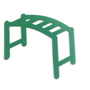 Playground Monkey Bars Die Cuts - Cardstock Scrapbooking Embellishments (6 Pieces)
