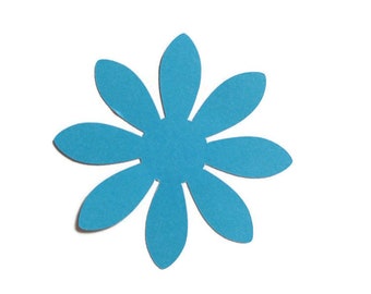 Flowers Die Cuts - Cardstock Scrapbooking Embellishments (6 Pieces)
