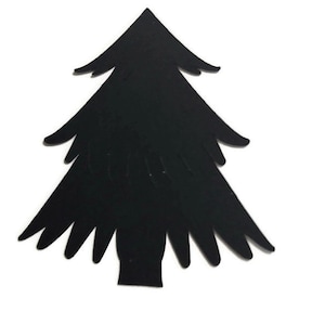 6 Pieces Japenese Fir Trees Die Cuts Cardstock Scrapbooks Greeting Card Toppers Journals Embellishments