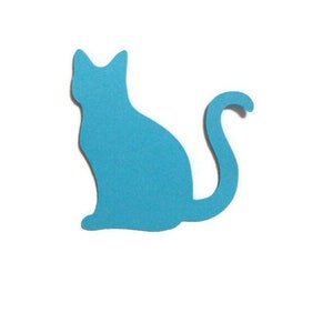 6 Pieces Cats Die Cuts Cardstock Scrapbooks Greeting Card Toppers Journals Embellishments