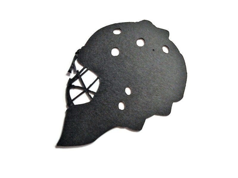 Hockey Goalie Helmet Cardstock Die Cut 25 pc Pack Scrapbook Etsy