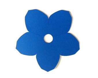 Flowers Die Cuts - Cardstock Scrapbooking Embellishments (6 Pieces)