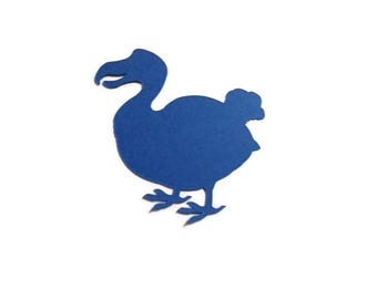 Dodo Birds Die Cuts - Cardstock Scrapbooking Embellishments (6 Pieces)