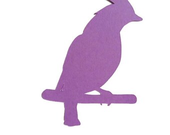 Bird Die Cuts - Cardstock Scrapbooking Embellishments (6 Pieces)