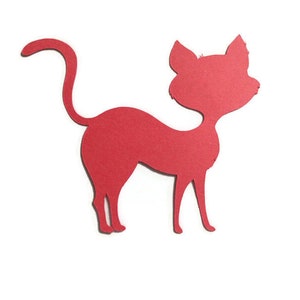 6 Pieces Cats Die Cuts Cardstock Scrapbooks Greeting Card Toppers Journals Embellishments