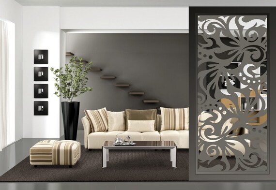 Room Divider Decorative Panel Wall Hanging Privacy Screen Stencil Laser Cnc Plasma Cricut File Cdr Svg Dxf Eps Ai Jpg