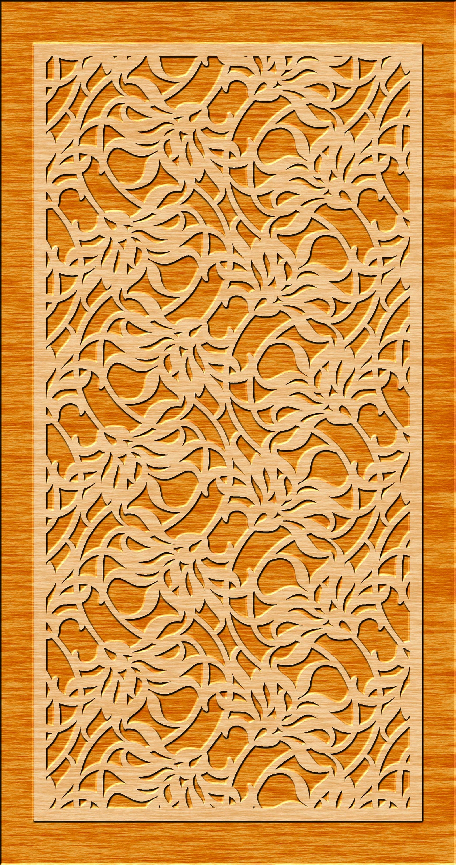 Leaf Room Divider Panel Screen Partitions Wall Hanging Etsy