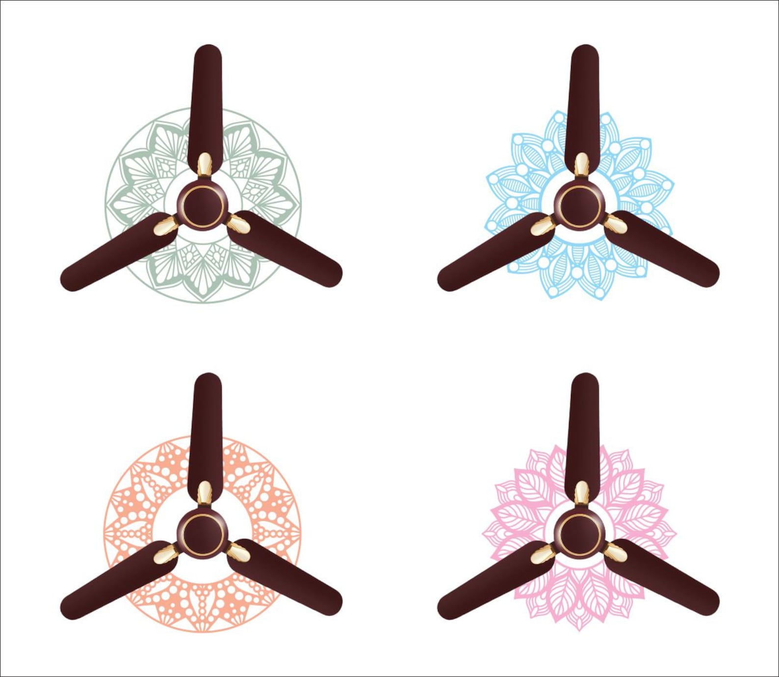 8 Ceiling Designs Set # 1 Decorative Ceiling Laser, Plasma, Cutting ...