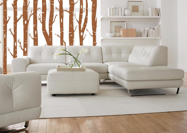 Birch Tree Panels Wall Panels Room Decor Tree Patterns Etsy