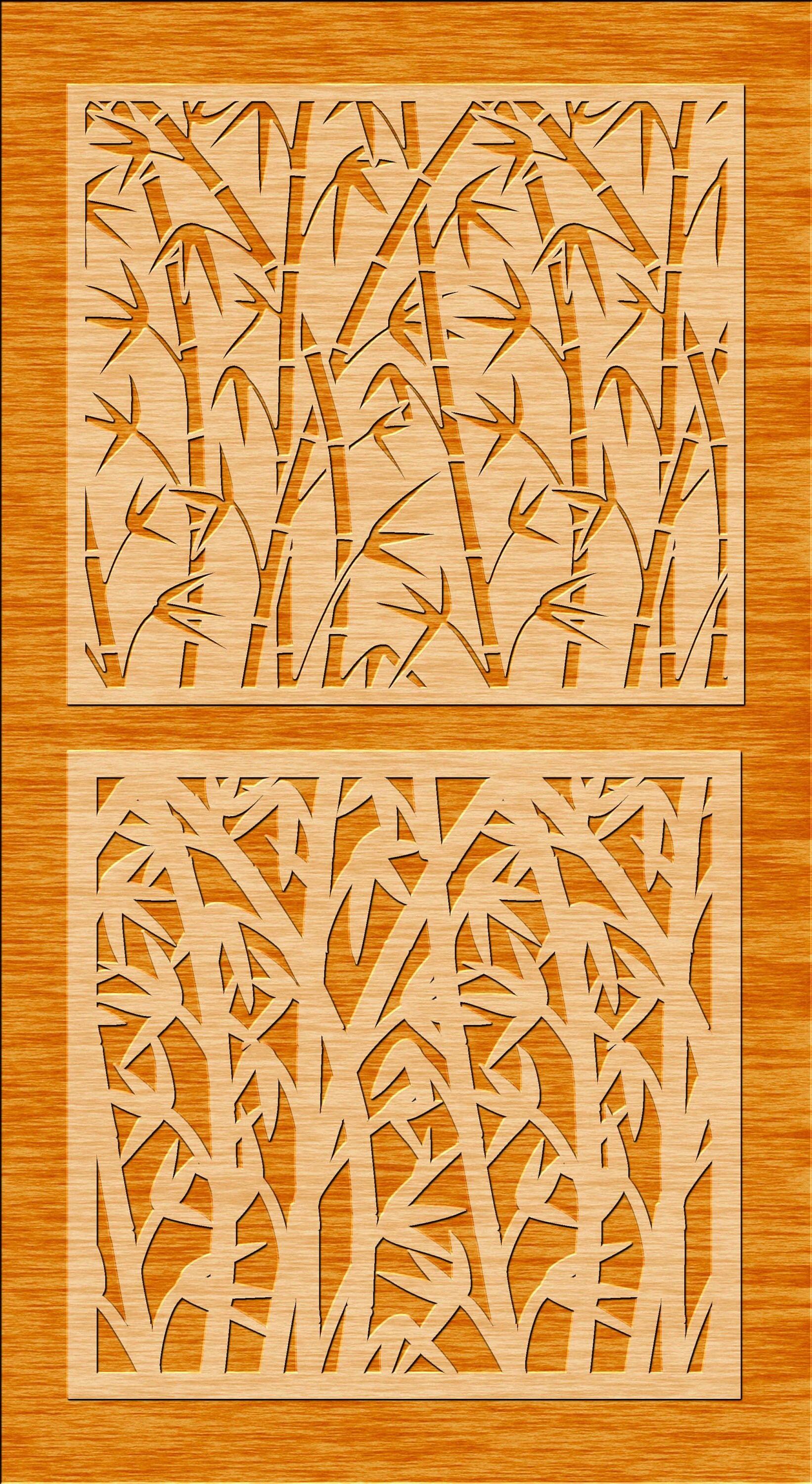 Tree Panel Pattern Bamboo Tree Panels, Wall Panel Stencil, Room Decor, Tree Patterns ...