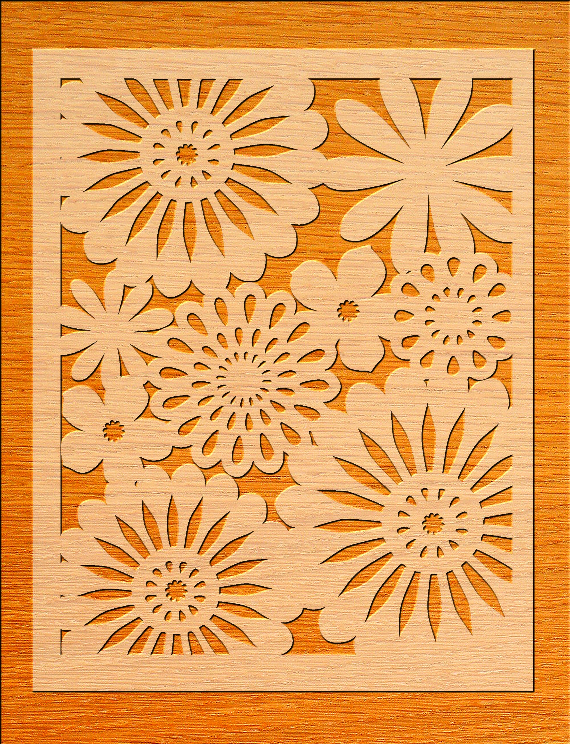 7 Decorative Panel Stencils Mandala Furniture stencil Etsy