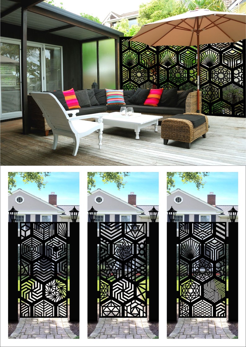 Room Divider Gate Grill Privacy Screen Room Divider Wall Etsy