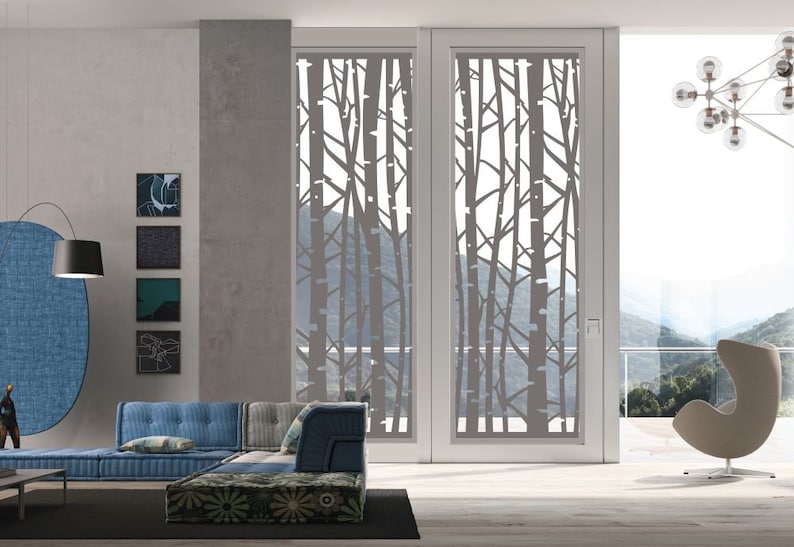 Birch Tree Panels, Wall Panels, Room Decor, Tree Patterns, Laser, CNC ...
