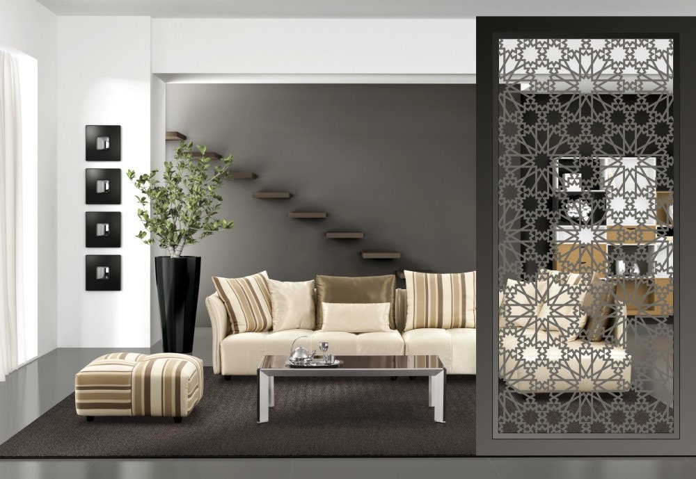 Arabic Room Divider Panel Set 1 Privacy Screen Wall | Etsy