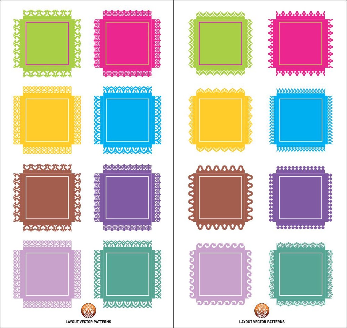 20 Seamless Border Designs | Wall Decor, Curtain Pelmets | Boundary ...