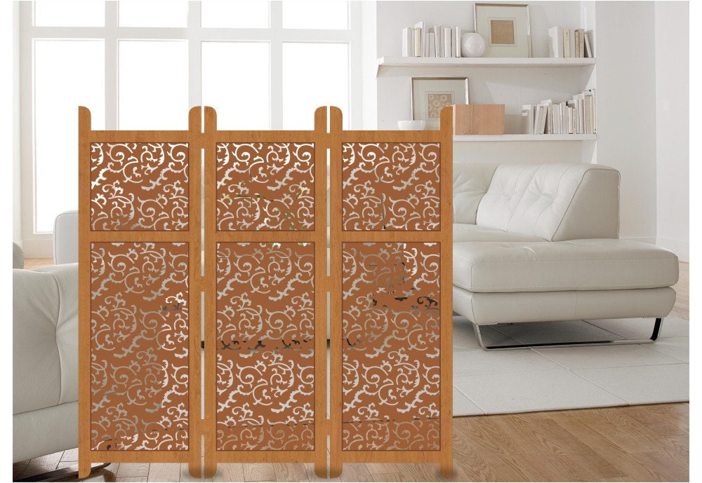 Room Divider Panel Privacy Screen Decorative Panel Wall - Etsy