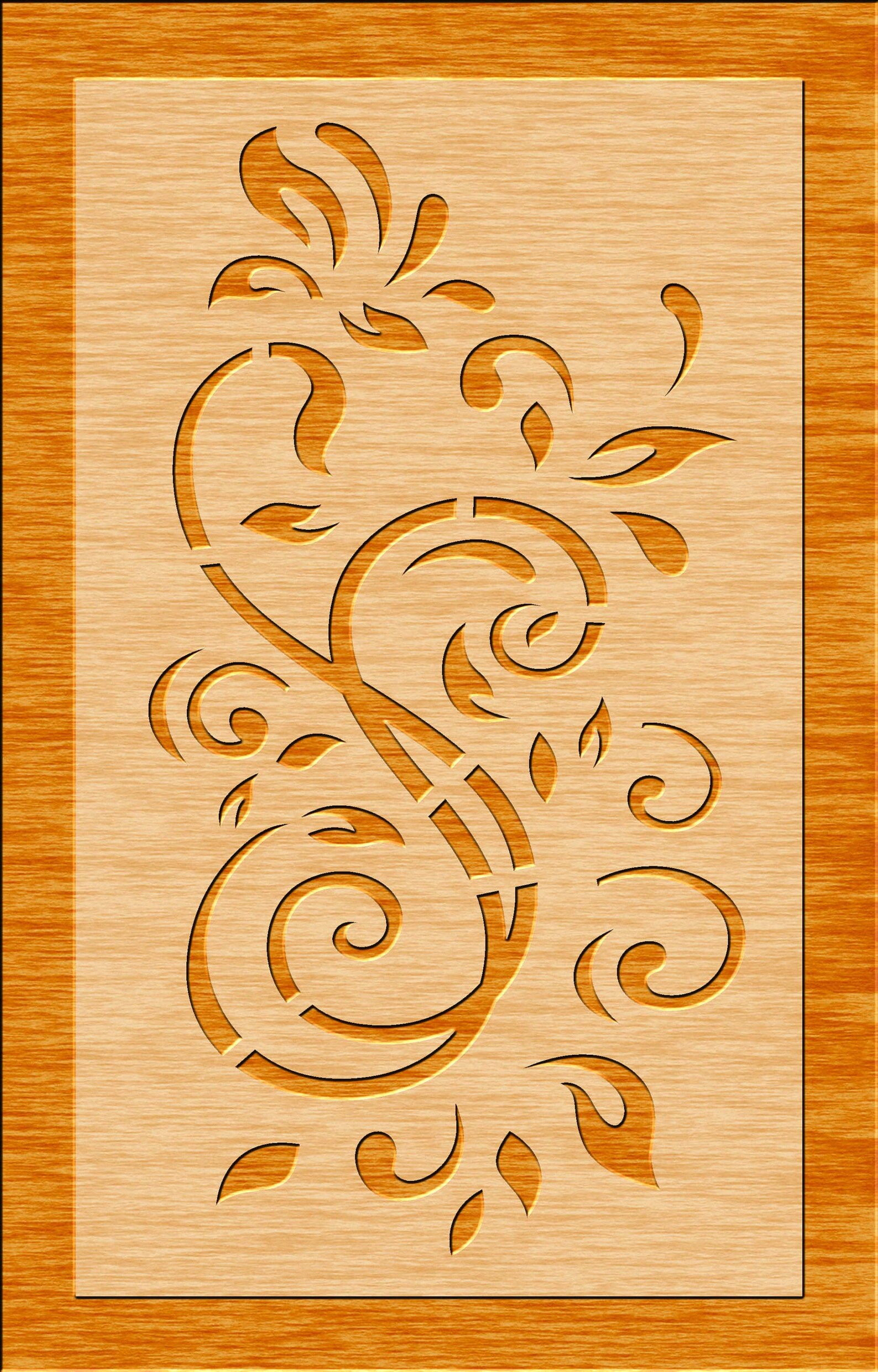 6 Decorative Panel Door Panels Stencil Templates Privacy Etsy