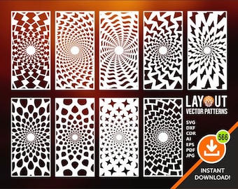 9 pannelli, pareti sospese, pareti divisorie, sfondo del tempio, schermo, stencil, laser, CNC, plasma, file di taglio cricut