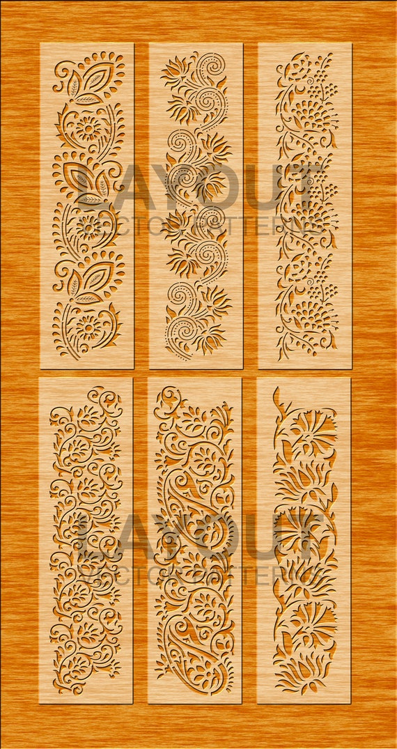 6 Floral Border Designs | Extendable Borders | Boundary | Divider