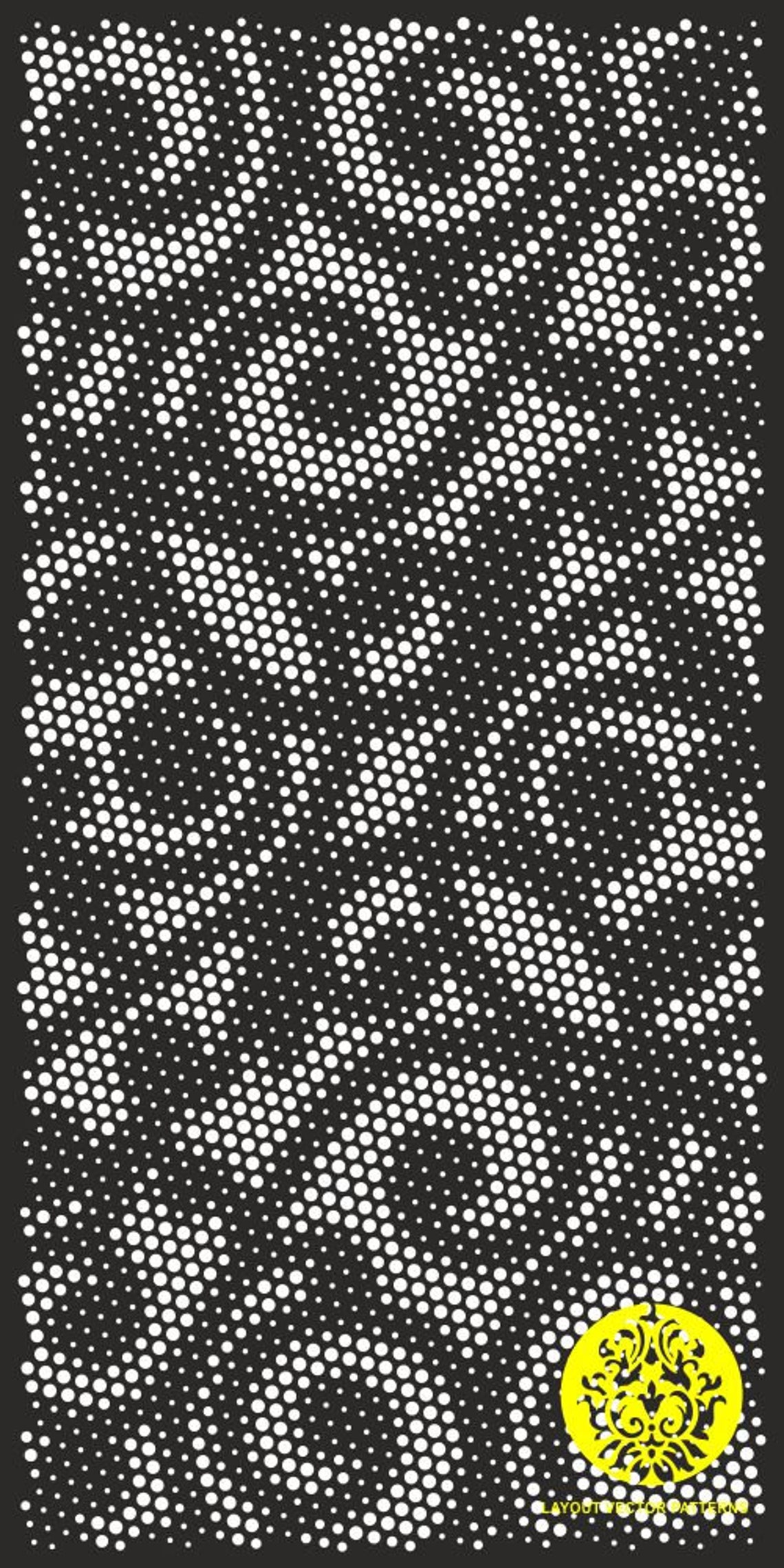 Perforated Dot Pattern Room Divider, Privacy Screen, Partitions ...