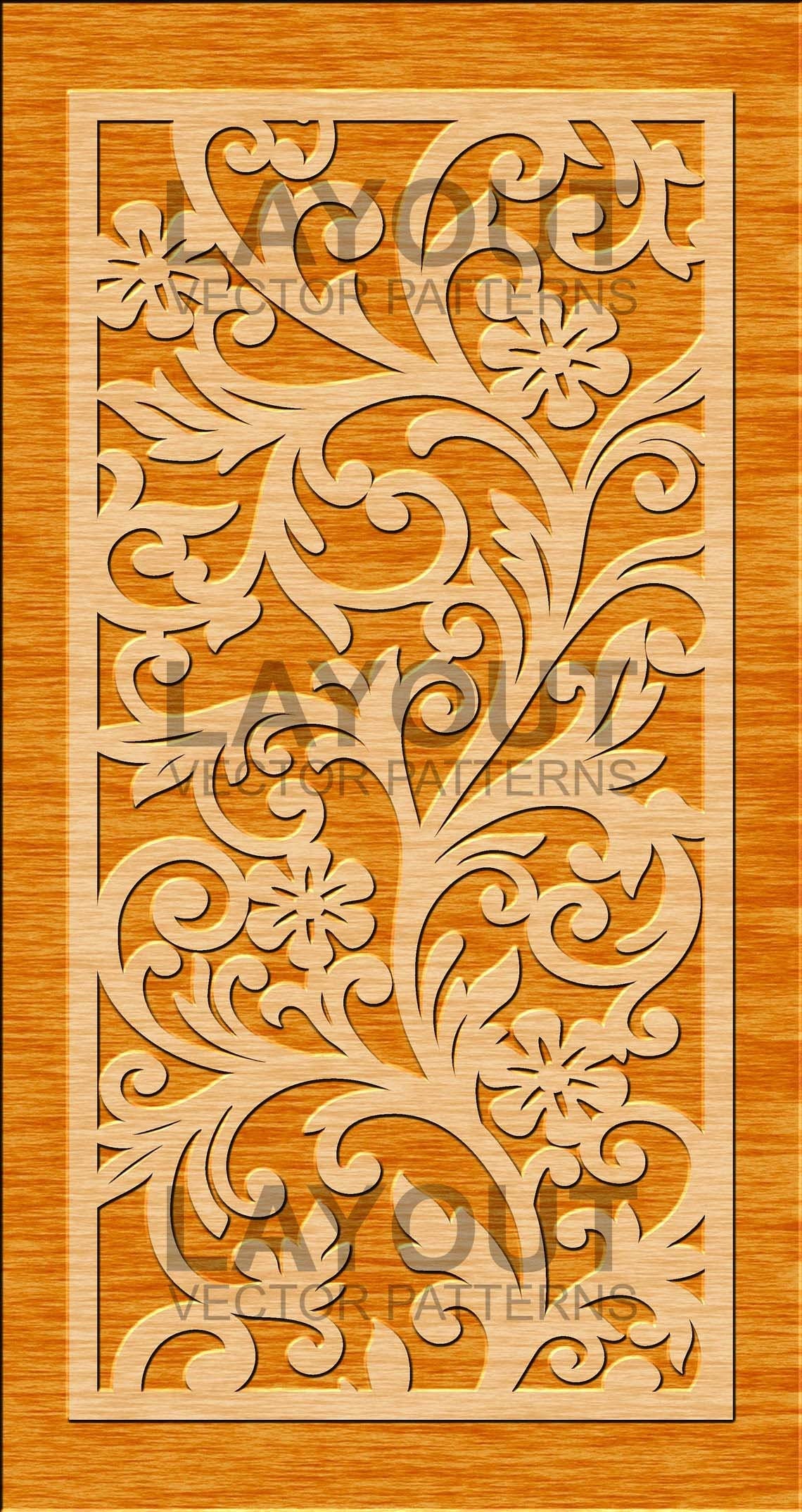 Floral Room Divider Decorative Panel Wall Hanging Privacy Etsy UK