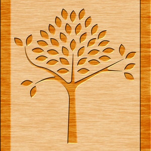 Tree Stencil For Router 8 Tree Panel, Stencil, Wall Decal, Patterns, Laser, CNC Router, Stencil ...