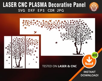 Raumteiler, Dekoratives Panel, Wandbehang, Sichtschutz, Schablone, Laser, Cnc, Plasma, Cricut Datei Cdr, Svg, Dxf, Eps, Ai, Jpg