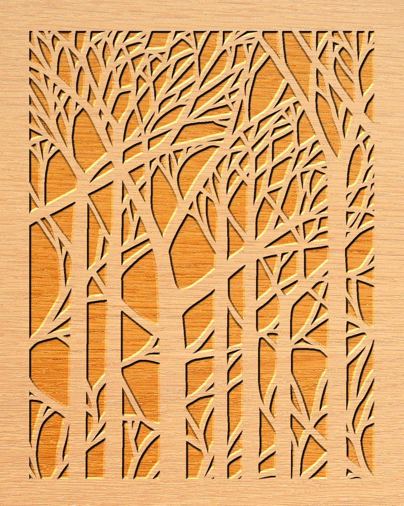 Birch Tree Panels Wall Panels Room Decor Tree Patterns Etsy