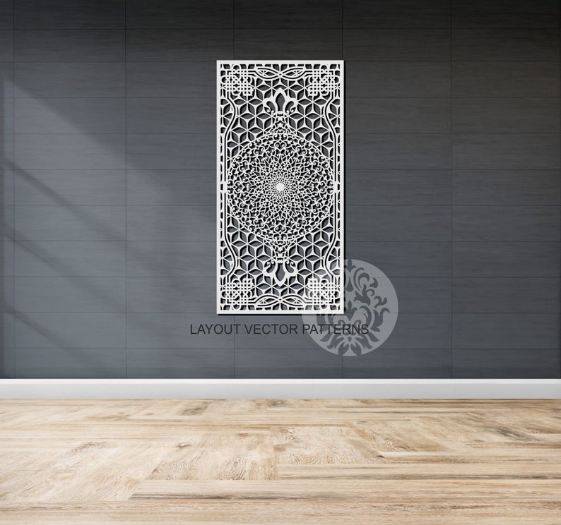 Room Divider Gate Grill Wall Hanging Privacy Screen Etsy