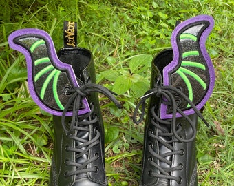 Maleficent horn shoe wing, Maleficent Park Bound Shoe Wing, Maleficent Boot Wing, Cosplay dragon boot wing, Maleficent dragon horns wing