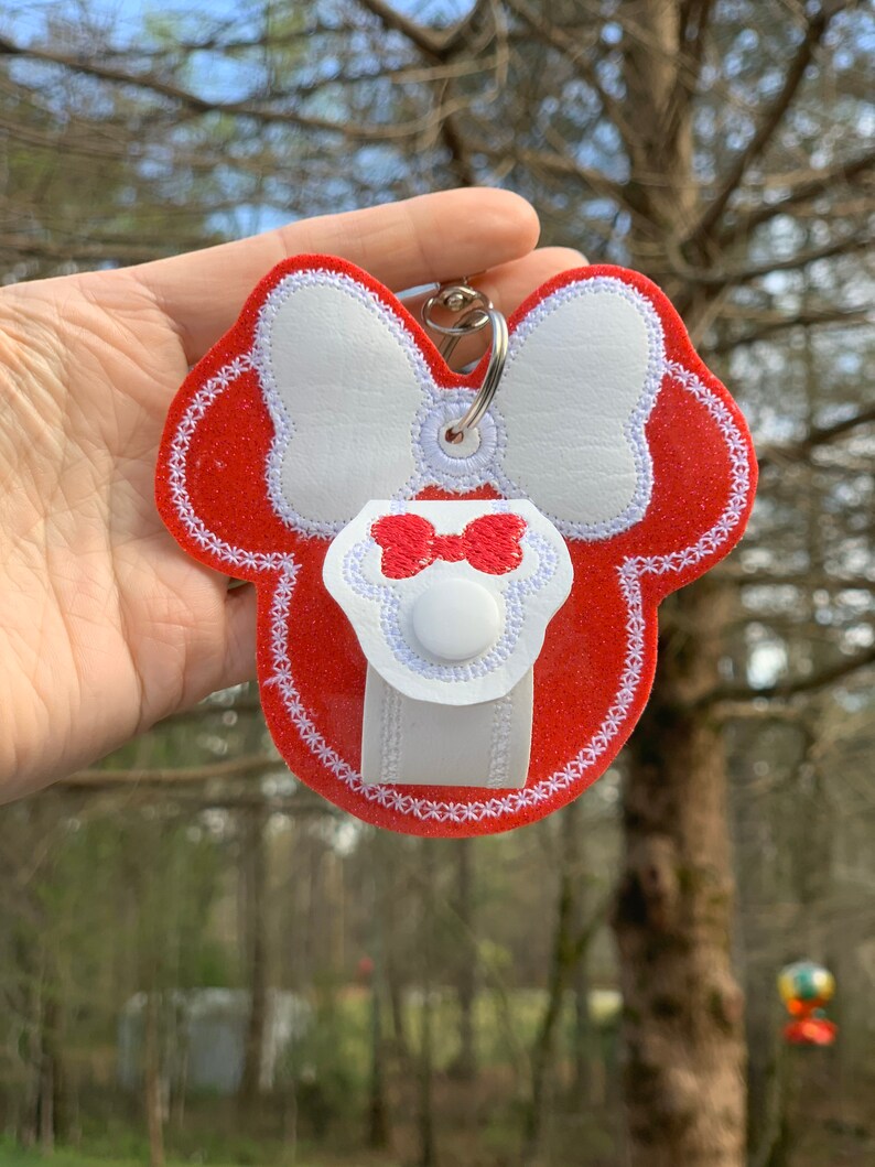 Glitter Minnie Mouse Ear Holder Minnie Mouse Disney inspired Etsy