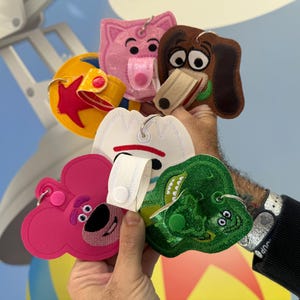 Toy Story ear holder, Forky mouse ear holder, Ham mouse ear holder, slinky dog mouse ear holder, pixar ball mouse ear holder, rex ear holder