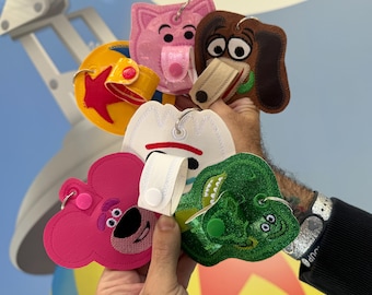 Toy Story ear holder, Forky mouse ear holder, Ham mouse ear holder, slinky dog mouse ear holder, pixar ball mouse ear holder, rex ear holder
