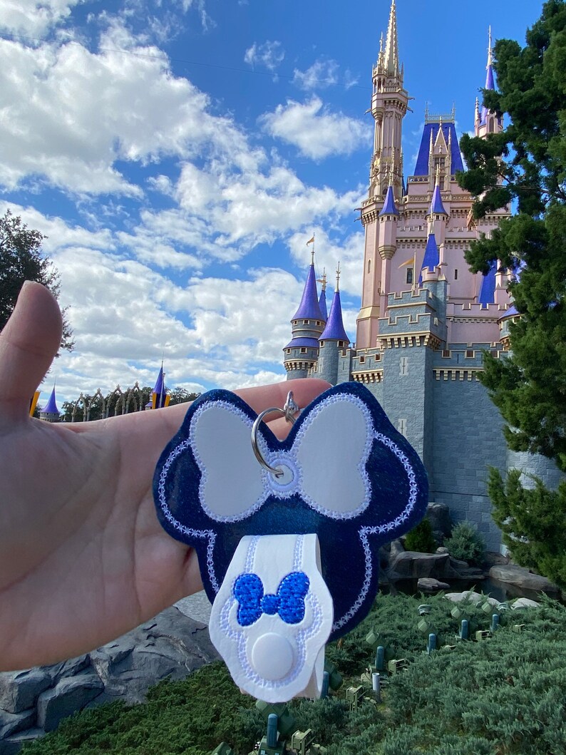 Glitter Minnie Mouse Ear Holder Minnie Mouse Disney inspired Etsy