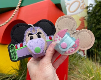 Buzz mouse ear holder, Bo Peep mouse ear holder, Tou Story inspired ear holder or carrier for bag, park ear holder, Buzz ear buddy