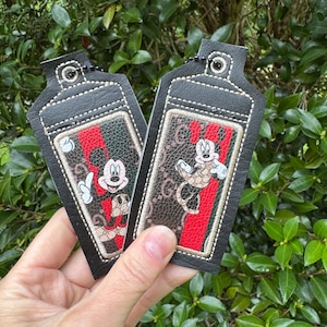 Mickey & Minnie lip balm Holder, Mickey and Minnie Inspired lipbalm Holder, Character lipstick holder,  lipbalm holder, mouse lipbalm holder