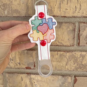 Autism Water bottle holder, travel water bottle holder, Autism park water bottle belt clip, Autism drink carrier, travel drink holder